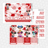 Horror Mouse Printable Planner Stickers PNG Digital Download Monthly Kit