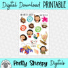 How Far I'll Go Printable Stickers PNG Digital Download