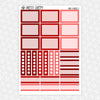 Hugs & Kisses Weekly Planner Stickers Collection