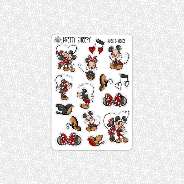 Hugs & Kisses Stickers