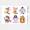 Hundred Acre Halloween Static Cling Set