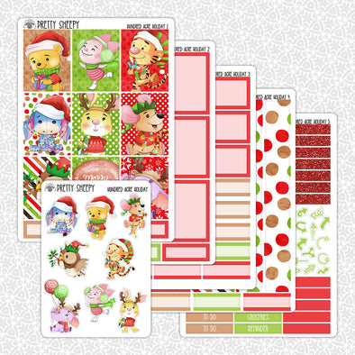 Hundred Acre Holiday Planner Stickers Collection