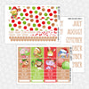 Hundred Acre Holiday Printable Planner Stickers PNG Digital Download Monthly Kit
