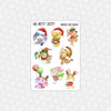 Hundred Acre Holiday Weekly Planner Stickers Collection