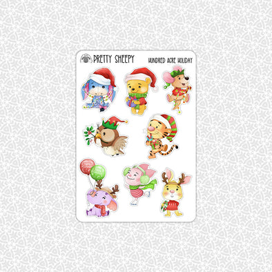 Hundred Acre Holiday Stickers
