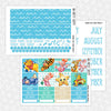 Hundred Acre Summer Printable Planner Stickers PNG Digital Download Monthly Kit