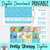 Hundred Acre Summer Printable Planner Stickers PNG Digital Download Monthly Kit