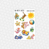 Hundred Acre Summer Weekly Planner Stickers Collection
