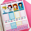 Fitness Princesses Weekly Planner Stickers Collection