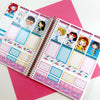 Fitness Princesses Weekly Planner Stickers Collection