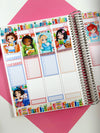 Bookworm Princesses Weekly Planner Stickers Collection