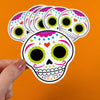 Remember Me Skull Easy Peel Premium Vinyl Die Cut Sticker