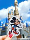 Magical Miles Mouse Easy Peel Premium Vinyl Die Cut Sticker