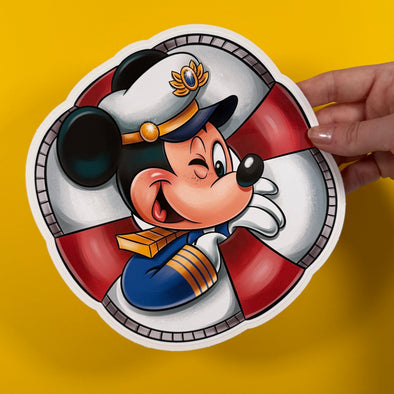 Cruise Mouse Static Window Cling