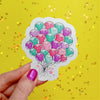 Mouse Balloons Easy Peel Premium Vinyl Die Cut Sticker