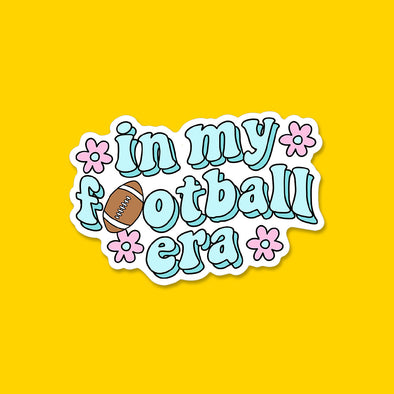 In My Football Era Vinyl Die Cut Sticker