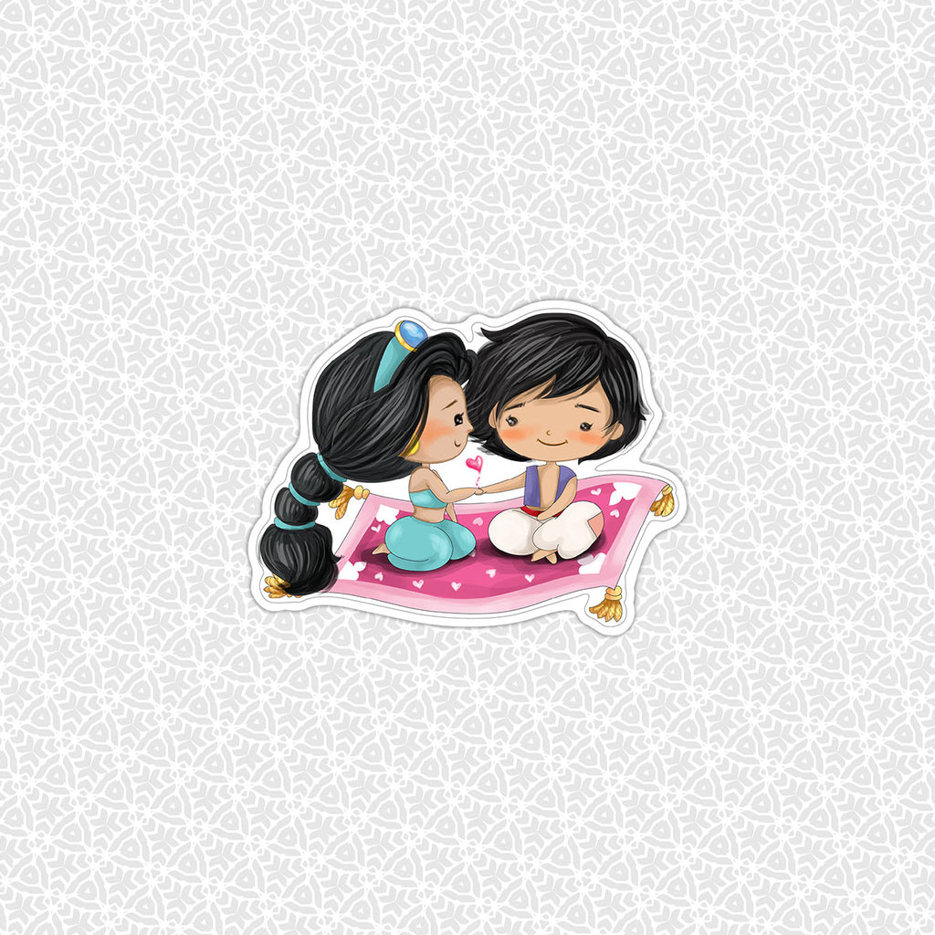 Magic Carpet Couple Easy Peel Premium Vinyl Die Cut Sticker – Pretty Sheepy