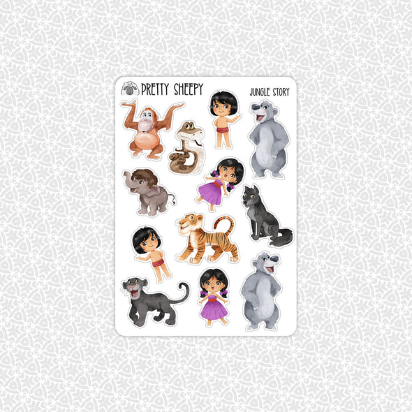 Jungle Story Stickers