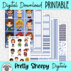 Just Princes Printable Planner Stickers PNG Digital Download Weekly Vertical Kit