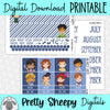 Just Princes Printable Planner Stickers PNG Digital Download Monthly Kit