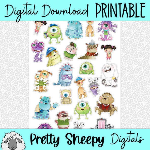 Laugh Floor Printable Stickers PNG Digital Download