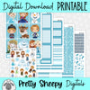 Let it Go Printable Planner Stickers PNG Digital Download Weekly Vertical Kit