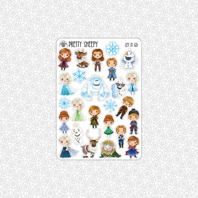 Let it Go Stickers