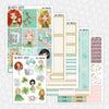 Lucky Princesses Printable Planner Stickers PNG Digital Download Weekly Vertical Kit