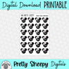Magical Cruise Countdown 1 Printable Stickers PNG Digital Download