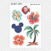 Magical Cruise Static Cling Set