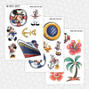 Magical Cruise Static Cling Set