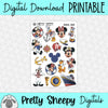 Magical Cruise Printable Stickers PNG Digital Download