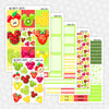 Magical Fruit Printable Planner Stickers PNG Digital Download Weekly Vertical Kit