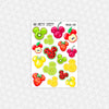 Magical Fruit Weekly Planner Stickers Collection