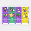 Magical Mardi Gras Monthly Kit for EC Planner | Monthly Planner Stickers