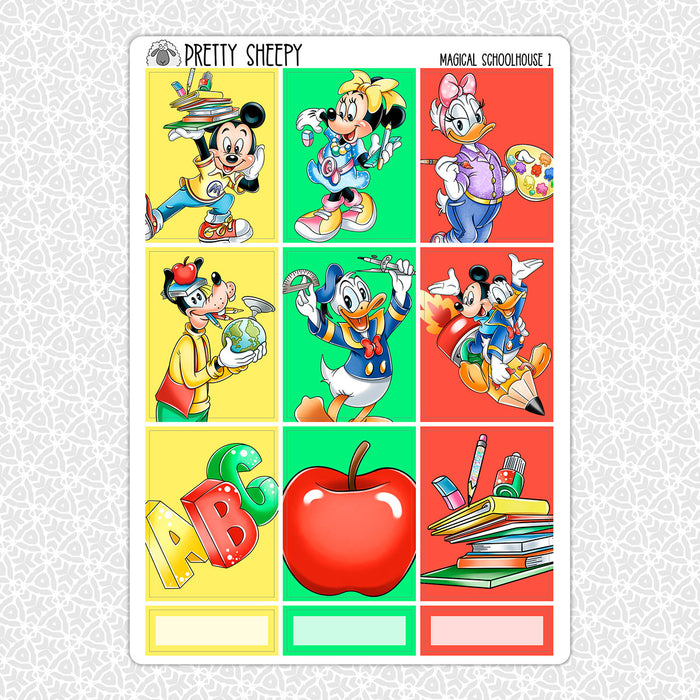 Magical Schoolhouse Planner Stickers Collection 