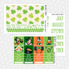 Magical St. Patrick's Day Printable Planner Stickers PNG Digital Download Monthly Kit