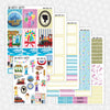 Main Street USA Printable Planner Stickers PNG Digital Download Weekly Vertical Kit