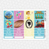 Main Street USA Monthly Kit for EC Planner | Monthly Planner Stickers