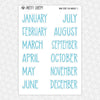 Main Street USA Monthly Kit for EC Planner | Monthly Planner Stickers