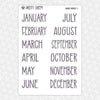 Mando Monthly Kit for EC Planner | Monthly Planner Stickers