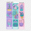 Mermaid Park Princess Weekly Planner Stickers Collection