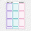 Mermaid Park Princess Weekly Planner Stickers Collection
