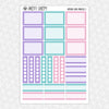 Mermaid Park Princess Weekly Planner Stickers Collection