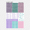 Mermaid Park Princess Weekly Planner Stickers Collection