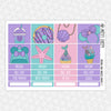 Mermaid Park Princess Monthly Kit for EC Planner | Monthly Planner Stickers