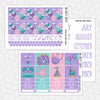 Mermaid Park Princess Monthly Kit for EC Planner | Monthly Planner Stickers