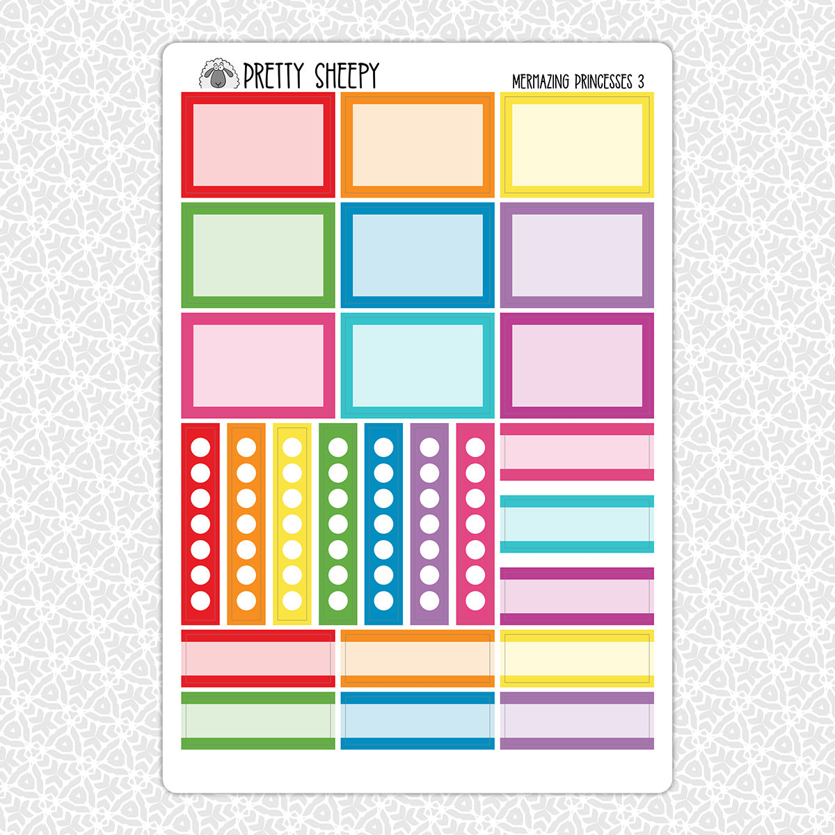 Mermazing Sticker Mermazing Princesses Planner Stickers Collection – Pretty Sheepy