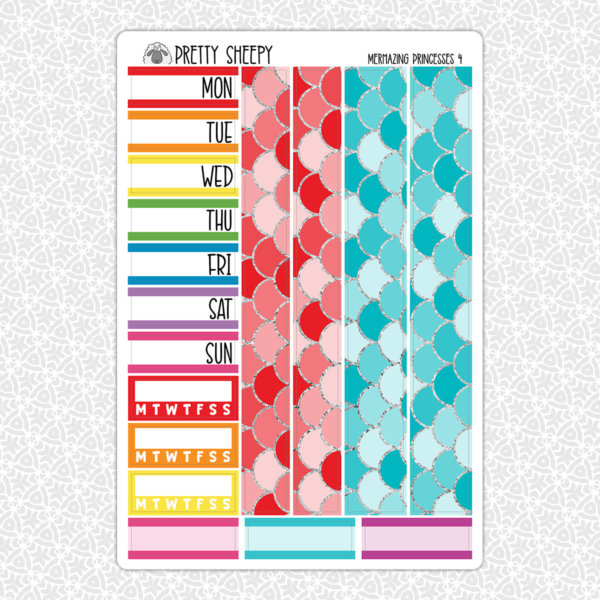 Mermazing Sticker Mermazing Princesses Planner Stickers Collection – Pretty Sheepy