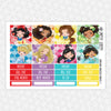 Mermazing Princesses Monthly Kit for EC Planner | Monthly Planner Stickers